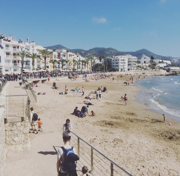Spiaggia di Sitges, Spagna.