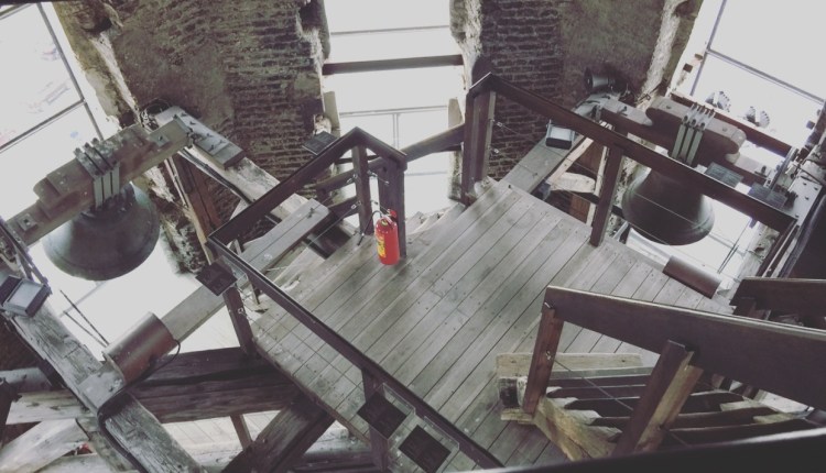 Campane della torre campanaria, Vilnius, Lituania, Lithuania.