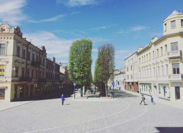 Laisves aleja (Liberty Boulevard), Kaunas, Lituania, Lietuva