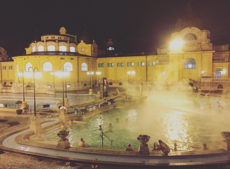 Terme Szechenyi, Budapest, Ungheria.