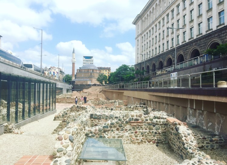 Resti dell'antica Serdica, Sofia, Bulgaria.