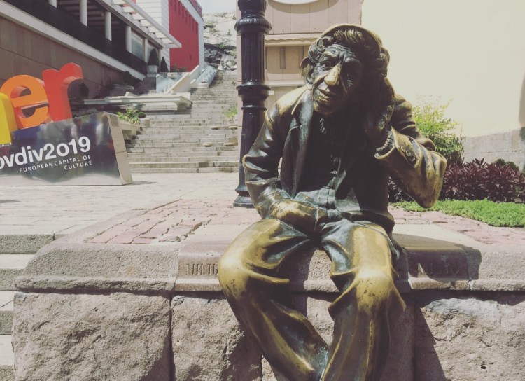 Statua di Milyo il pazzo, Plovdiv, Bulgaria.