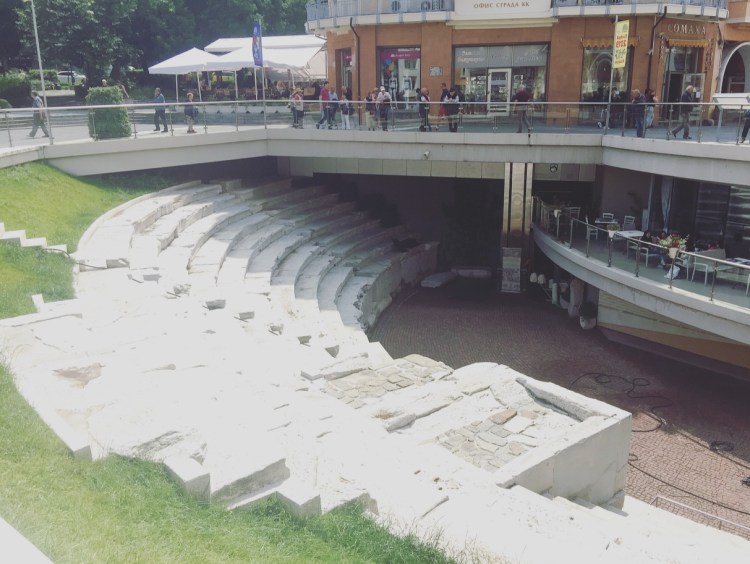 Antico stadio romani, Plovdiv, Bulgaria.