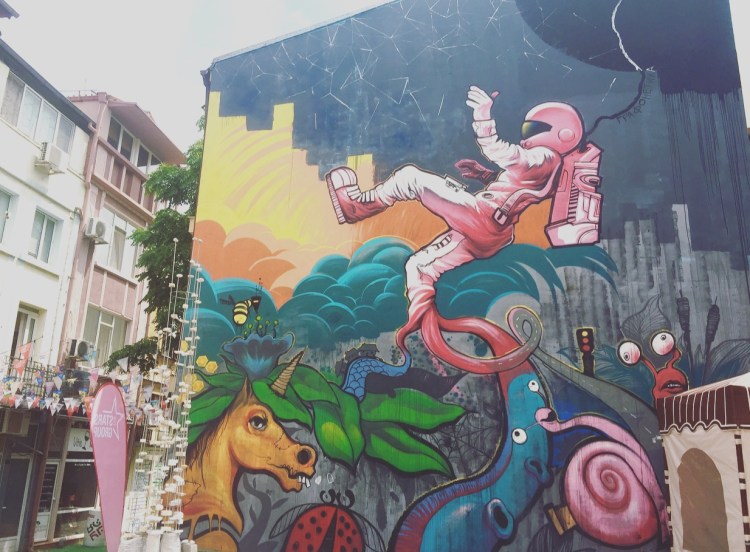 Murales, Plovdiv, Bulgaria.