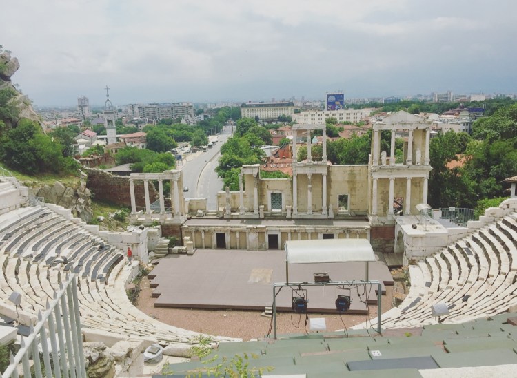 Anfiteatro romano, Plovdiv, Bulgaria.
