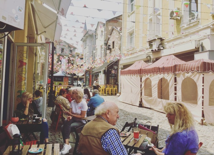 Quartiere Kapana, Plovdiv, Bulgaria.