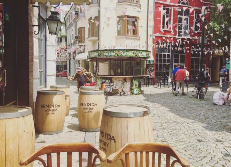 Quartiere Kapana, Plovdiv, Bulgaria.