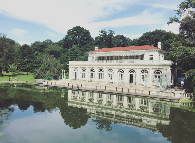 Boathouse, Prospect park, Brooklyn, New York.