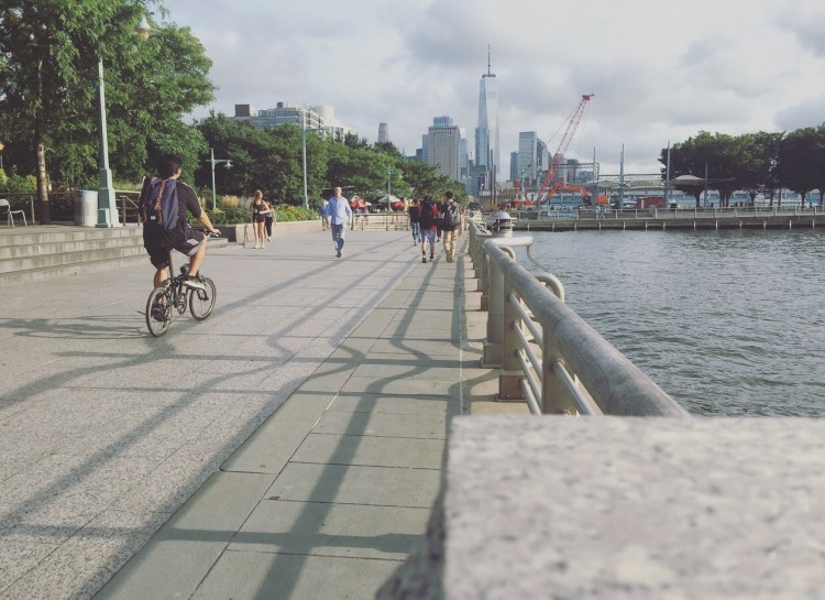 Hudson River Park, Manhattan, New York, Stati Uniti.