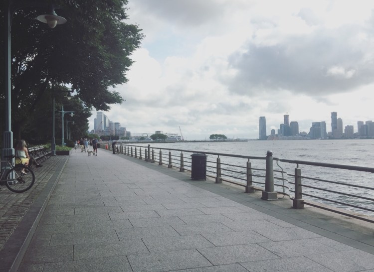 Hudson River Park, Manhattan, New York, Stati Uniti.