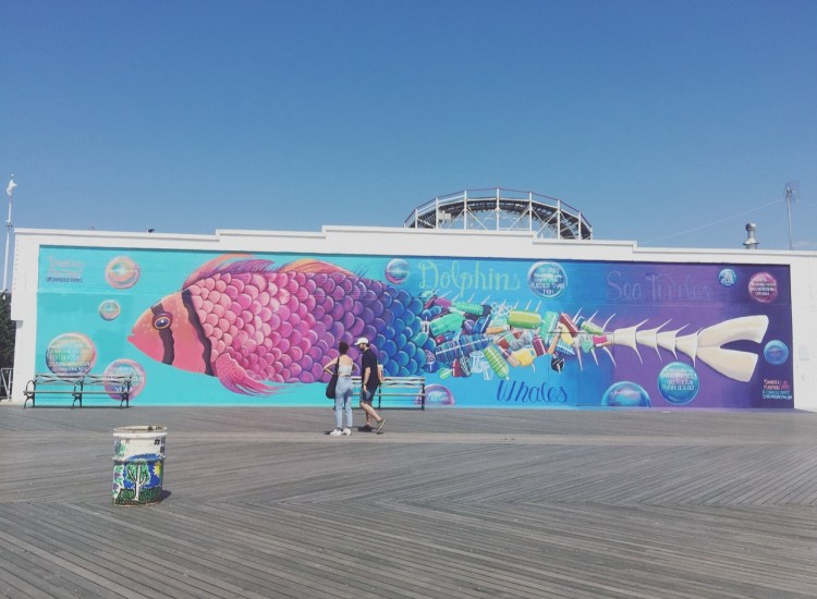 Murales, Coney Island, New York, Stati Uniti.