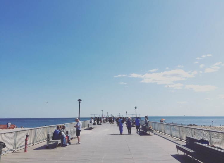 Lungomare, Coney Island, New York, Stati Uniti.