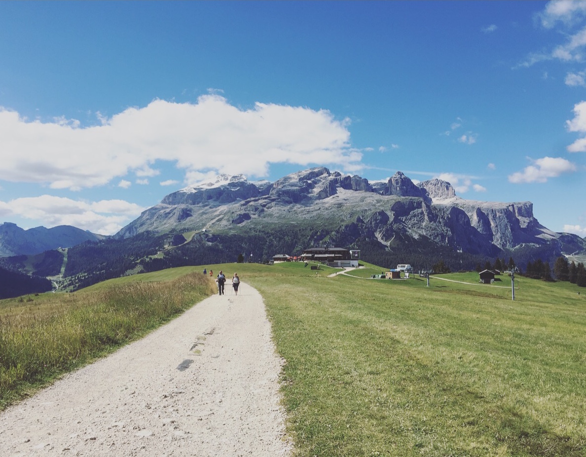 Trekking, Corvara, Alto Adige, Dolomiti.