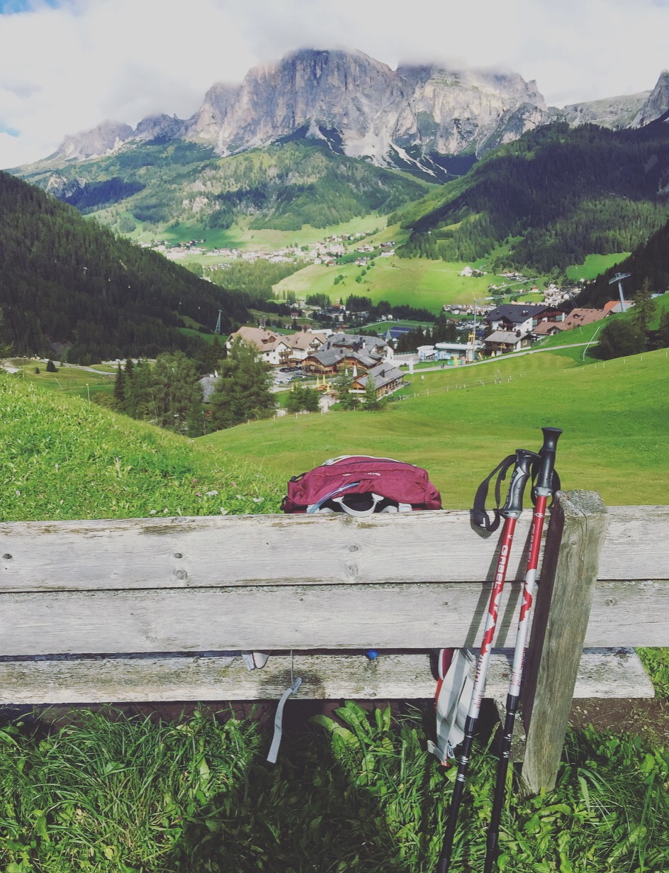 Trekking, Corvara, Alto Adige, Dolomiti.