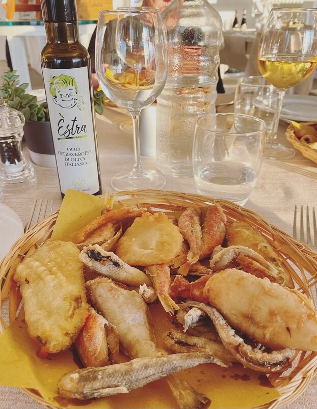 Toscana, Maremma, fritto misto di paranza.
