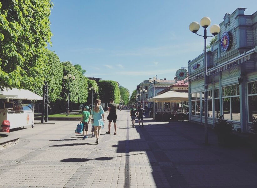 Lettonia, Jurmala, Jomas street.