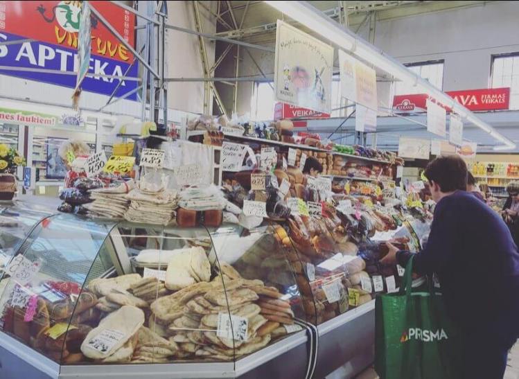 Lettonia, Riga, Mercato centrale.