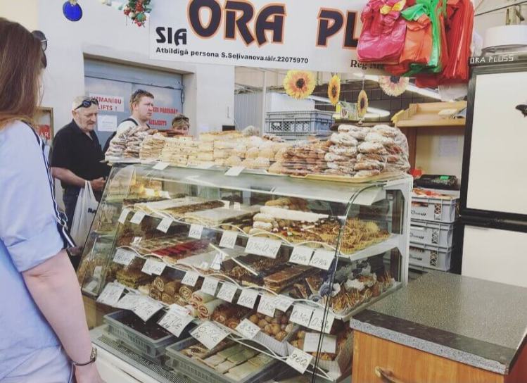 Lettonia, Riga, Mercato centrale.