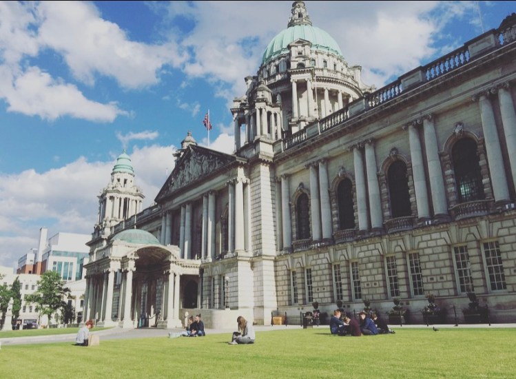Palazzo del Municipio, Belfast, Irlanda del Nord, Regno Unito.