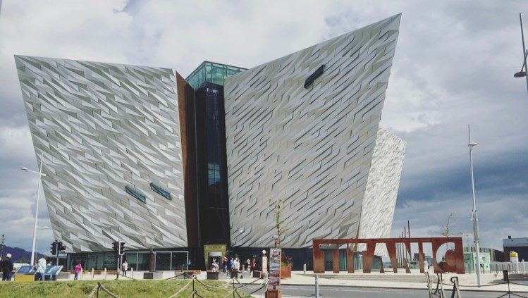 Quartiere Titanic, Belfast, Irlanda del Nord, Regno Unito.