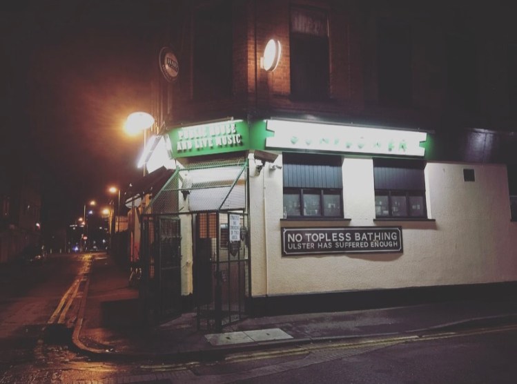 Sunflower public house & Live music, Belfast, Irlanda del nord, Regno Unito.