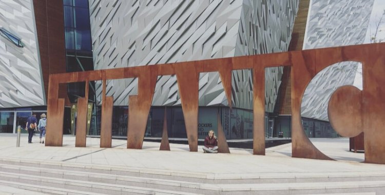 Titanic Belfast, Belfast, Irlanda del nord, Regno Unito.