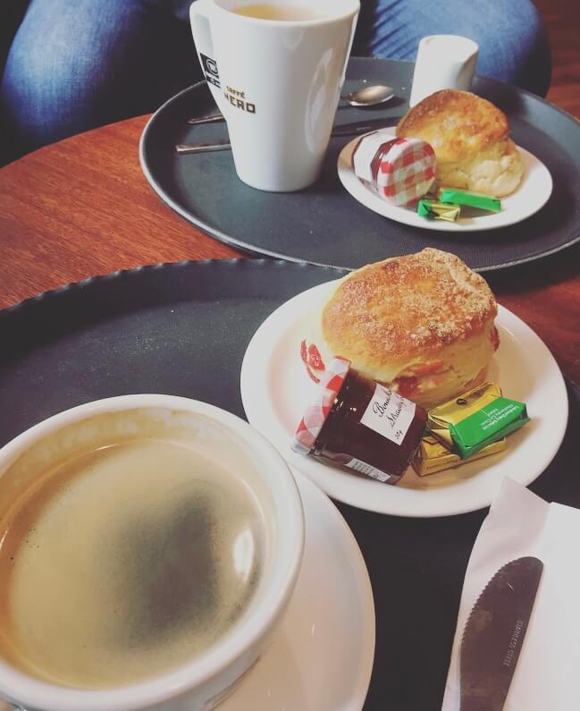 Breakfast, scones, Belfast, Irlanda del nord, Regno Unito.