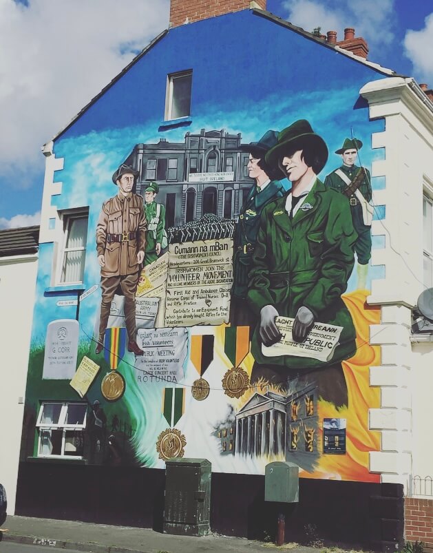 Murales, Irlanda del nord, Regno Unito.