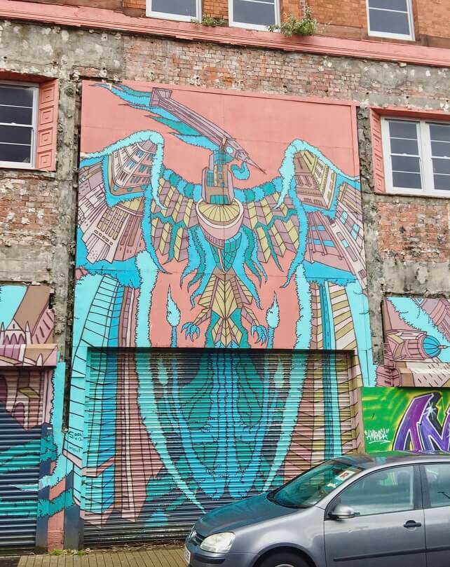 Murales, Belfast, Irlanda del nord, Regno Unito.