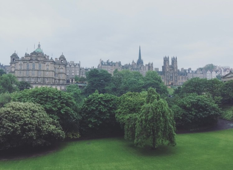 Princes street gardens, Ebimburgo, Scozia, Regno Unito.