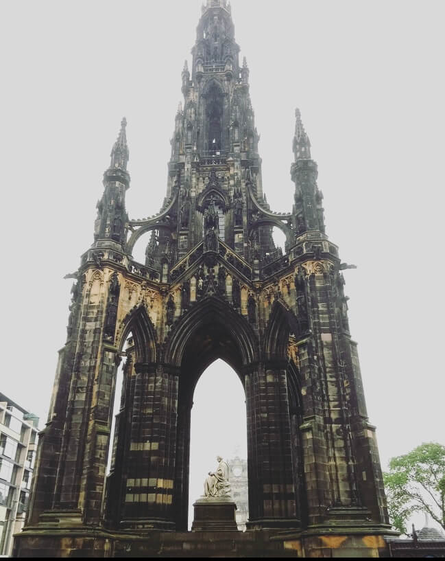 Monumento a Walter Scott, Edimburgo, Scozia, Regno Unito.