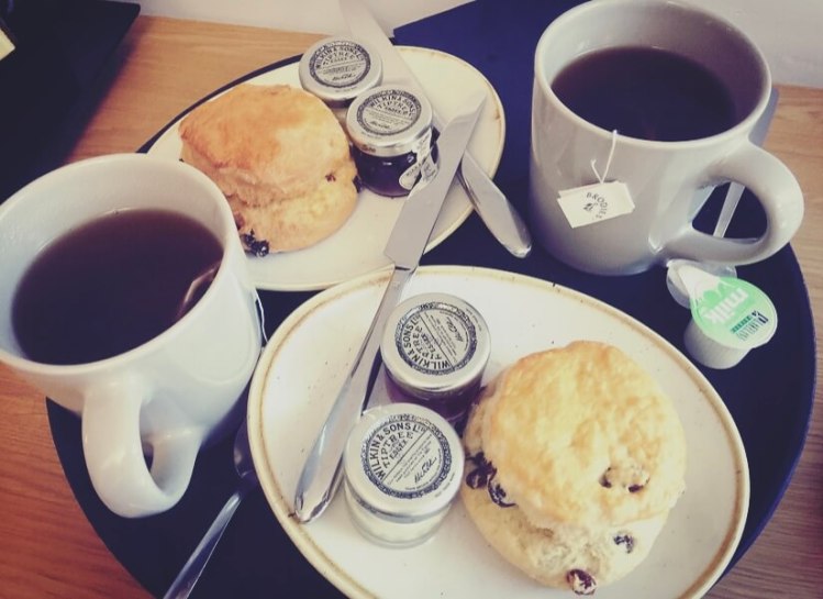 The e scones, Edimburgo, Scozia, Regno Unito.
