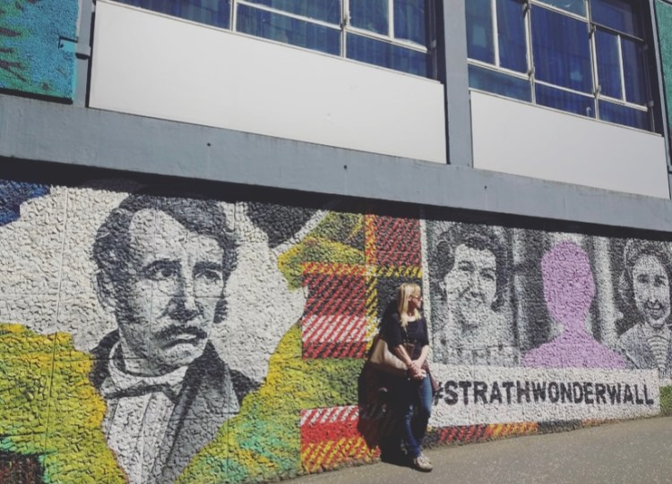 Murales, Glasgow, Scozia, Regno Unito.