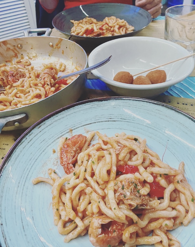 Cena di pesce, Marotta, Pesaro Urbino, Marche.