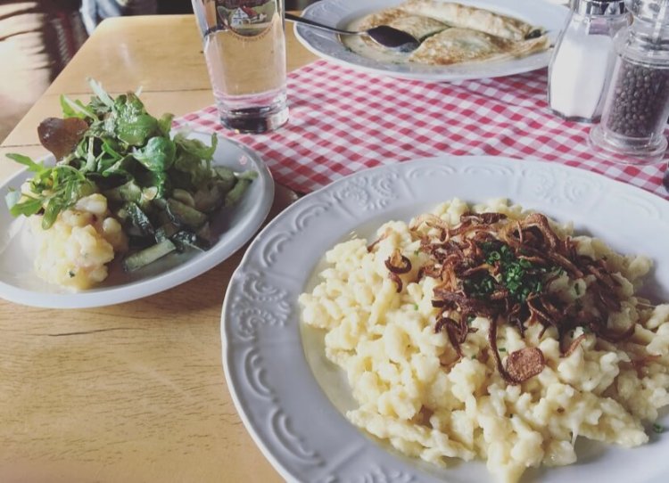 Kasespatzle, Dornbirn, Vorarlberg, Austria.